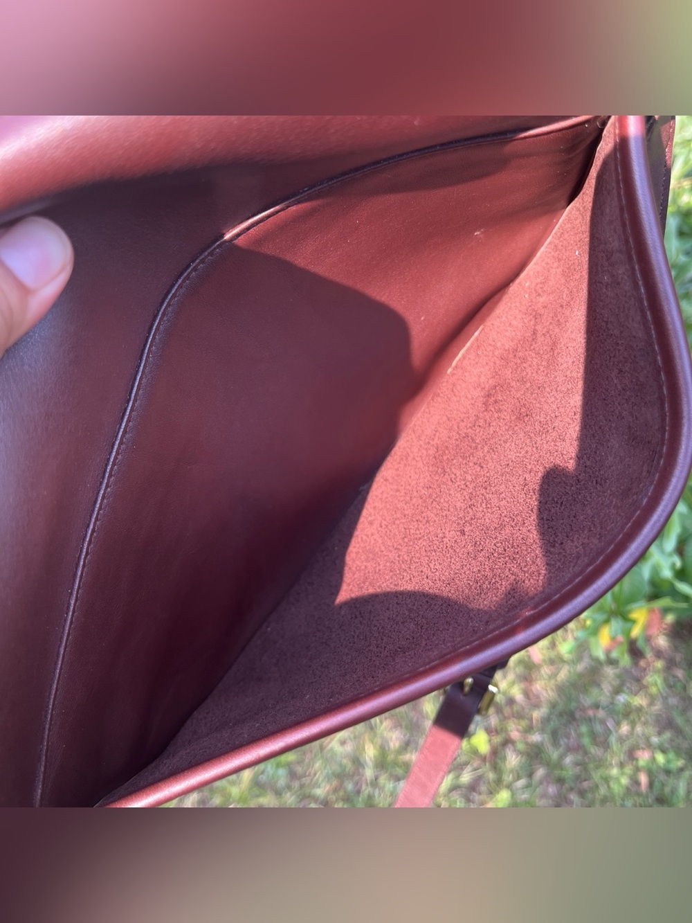 Vintage Coach Chocolate Brown Leather City Handbag/Crossbody Bag - Picture 9 of 10